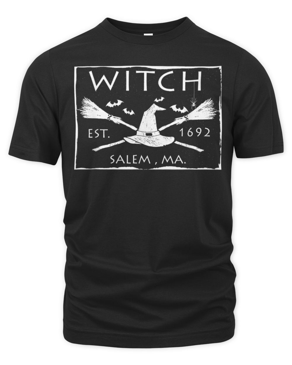 Witch Est. 1692 Salem, MA. Halloween Witch T-Shirt Unisex Premium T-Shirt black s