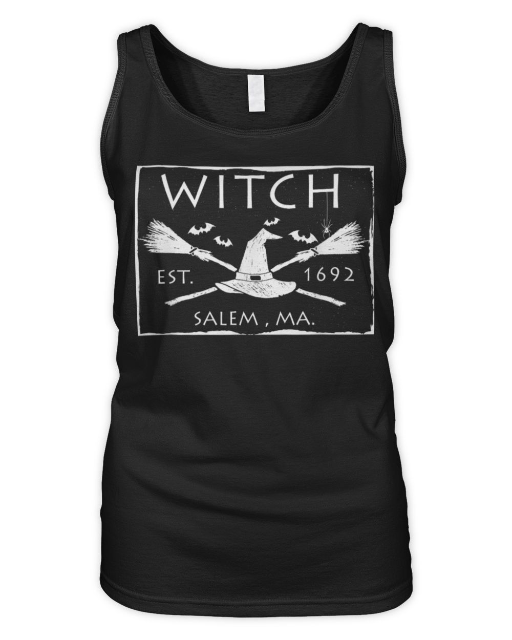 Witch Est. 1692 Salem, MA. Halloween Witch T-Shirt Women's Tank Top black s