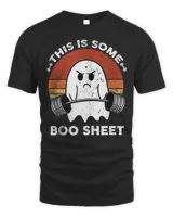 This is Some Boo Sheet Gym Fitness Workout Funny Halloween T-Shirt Unisex Standard T-Shirt black s
