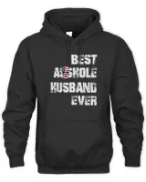 Vintage Best Asshole Husband Ever Shirt Unisex Hoodie black s
