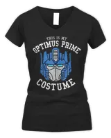 Transformers Halloween This Is My Optimus Prime Costume T-Shirt Women's V-Neck T-Shirt black s