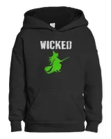 Wicked Halloween Witch T-Shirt Kids Pullover Hoodie black xs