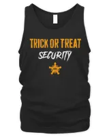 Trick Or Treat Security Funny Halloween Dad Mom T-Shirt Men's Tank Top black s