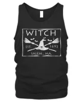 Witch Est. 1692 Salem, MA. Halloween Witch T-Shirt Men's Tank Top black s