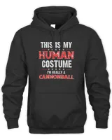 This Is My Human Costume I'm really a Cannonball T-Shirt Unisex Premium Hoodie black s