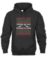 Yippee Yay Mother Fker funny Christmas Movie Design T-Shirt Unisex Premium Hoodie black s