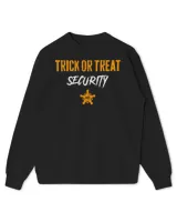 Trick Or Treat Security Funny Halloween Dad Mom T-Shirt Kids Standard Sweatshirt black xs