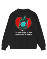 The Only Hope Is The Sweet Apparel T-Shirt Kids Standard Sweatshirt black xs