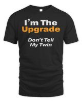Twin for Adults Teens or Kids Younger Twin T-Shirt Unisex Standard T-Shirt black s