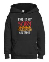 This is my scary halloween costume T-Shirt Kids Pullover Hoodie black xs