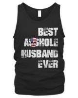 Vintage Best Asshole Husband Ever Husband Gift Shirt Men's Tank Top black s