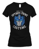 Transformers Halloween This Is My Optimus Prime Costume T-Shirt Women's Standard T-Shirt black s